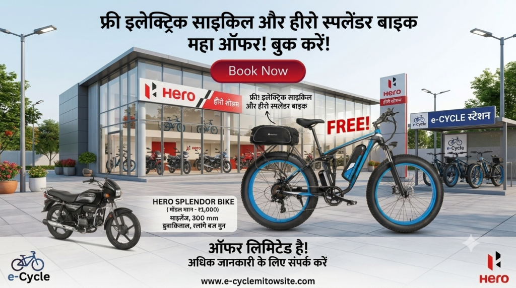 Hero Splendor Bike and Free Electric Cycle Scheme: Price, Features and Application Guide